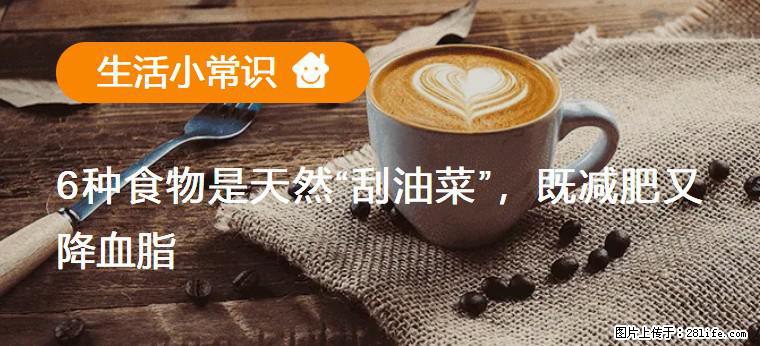 【生活小常识】6种食物是天然“刮油菜”，既减肥又降血脂 - 南京生活资讯 - 南京28生活网 nj.28life.com